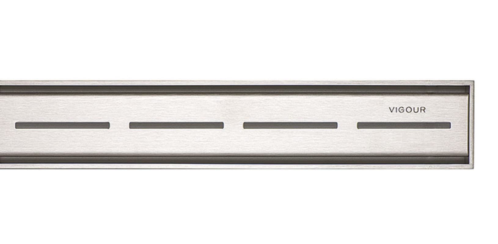 VIGOUR-SET Duschrinne + Designrost individual 3.0 - Variante Design 800 mm