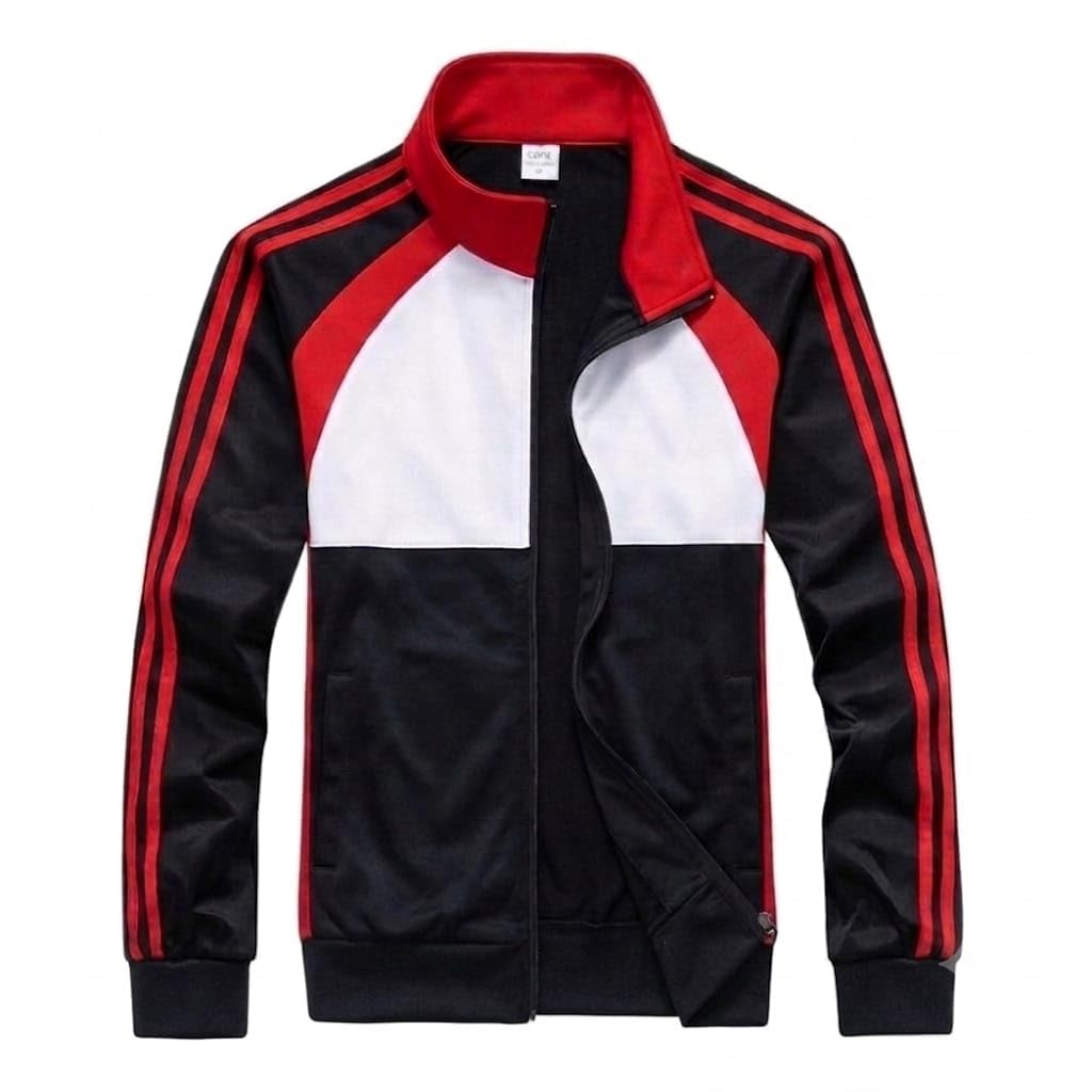 Mens & Women Sports Track Jacket | Full Zip Athletic Jacket with Stand Collar | Long Sleeve Casual Running Gym Training Sweatshirt | Regular Fit Activewear-picture-29