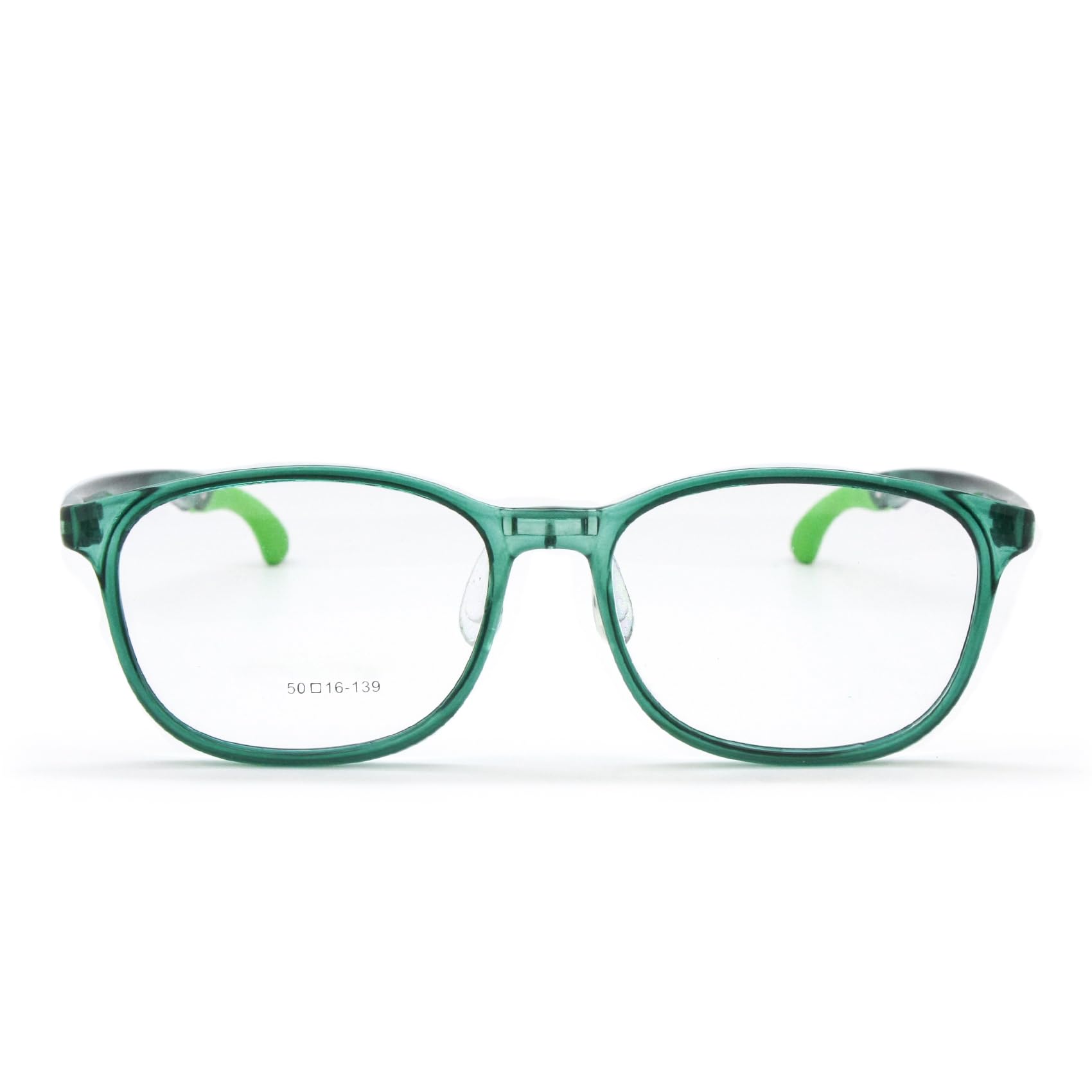 EnzoDateChildren Optical Glasses Frame Oval Size 50 Adjustable Ear Lock Flexible TR90 Eyeglasses 9-15Y