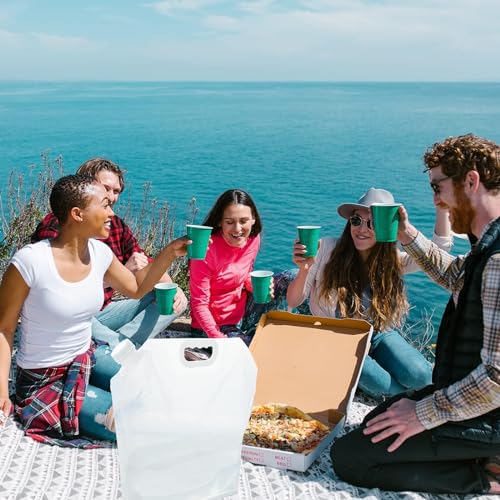 42 Gallons (16 pcs, 2.6 Gallons Each), Water Storage Containers, Emergency Water Storage,Collapsible Water Containers, for Fishing, Camping, Hiking&Survival Kit. (160L) - Image 3