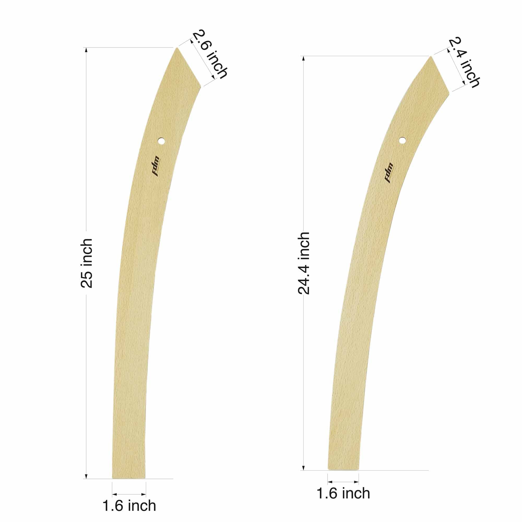 Qianly Règle De Couture Bois 100 Cm Double Face – Bâton Mètre Précis Pour Patronage, Mode, Enseignement & Mesures Scolaires
