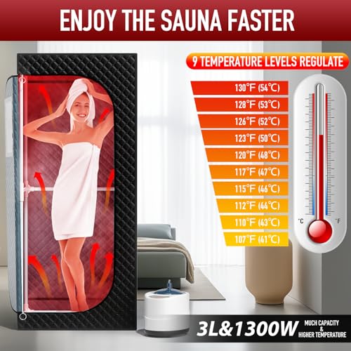 ISIDO Infrared Steam Sauna with Light Therapy