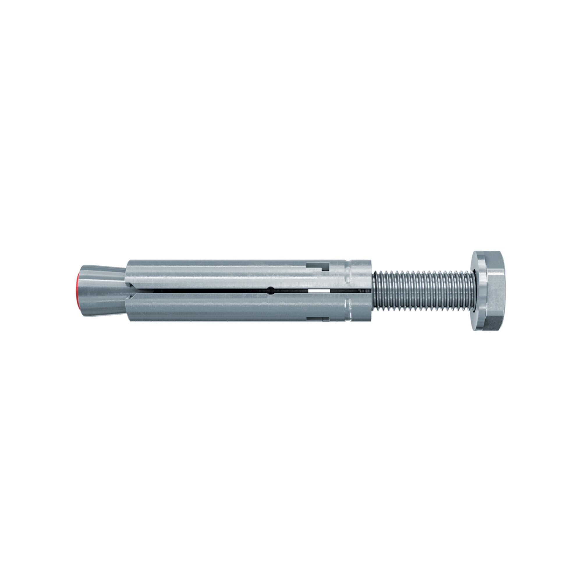 fischer - Cheville à douille pour fixations lourdes TA M10 S/​20 en acier électrozingué, avec vis/​Boite de 25