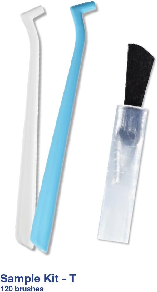 Dental Tapered Composite Brush - 120 Units & 2 Handles