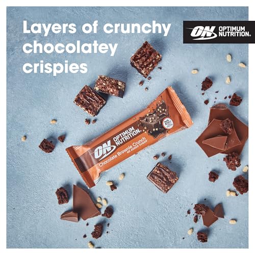 Optimum Nutrition Chocolate Brownie Crunch Protein Bar, 10 x 65 g - Image 5