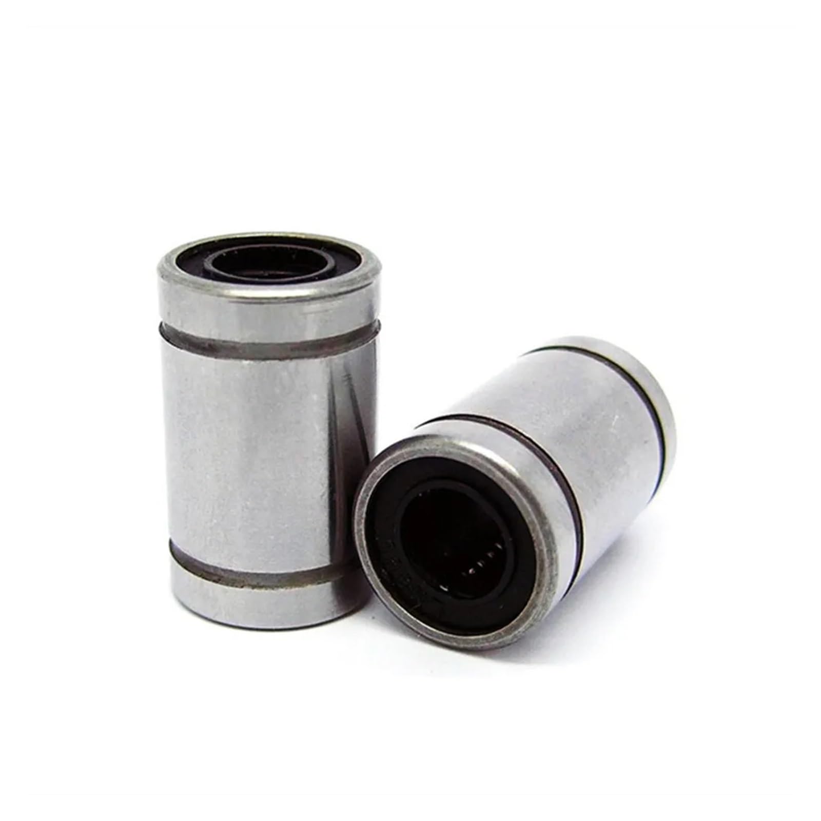 1/10 Uds LM8UU LM10UU LM16UU LM12UU cojinete Lineal Casquillo Lineal 8mm Varillas Carril Lineal Eje Lineal Piezas DIY Impresora 3D(Color:10PCS,Size:LM12LUU)