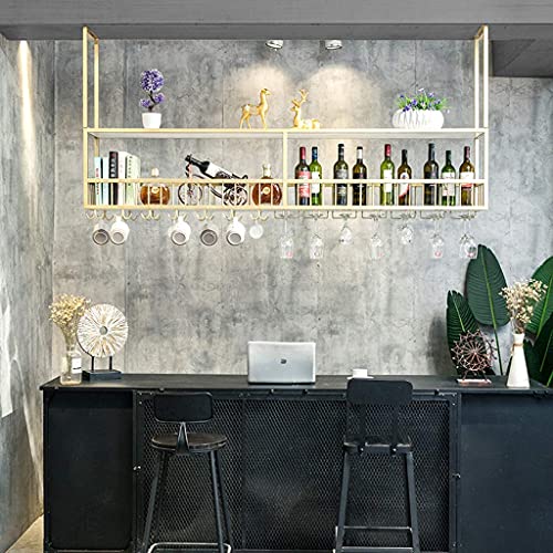 Étagère de rangement pour bouteilles de vin au design industriel chic