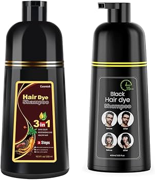 Amazon.com : COSMTEK Dark Brown Hair Dye Shampoo and COSMTEK