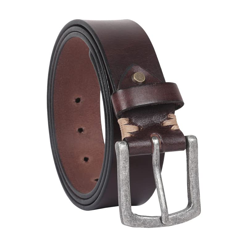 Buy MOSSBERG Full Grain Genuine Leather Belt for Men Oversize Plus