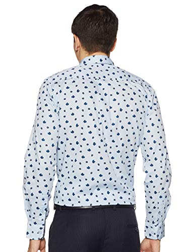 Image of Amazon Brand - Symbol Men's Solid Slim Fit Full Sleeve Formal Shirt