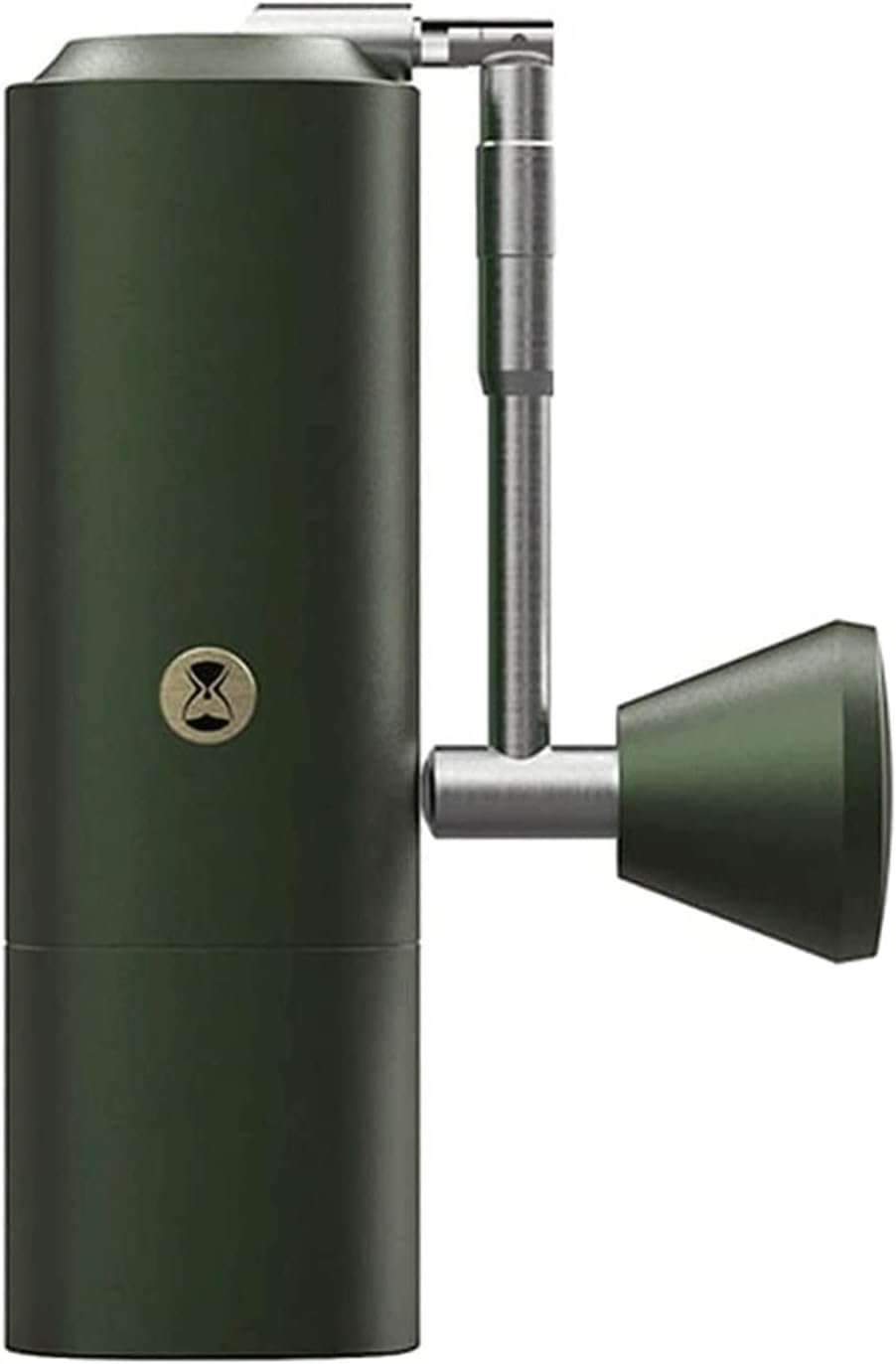 Portable Coffee Grinders High Precision Hand Manual Coffee Grinder with Burrs Foldable Handle (Color : Black) (Green)