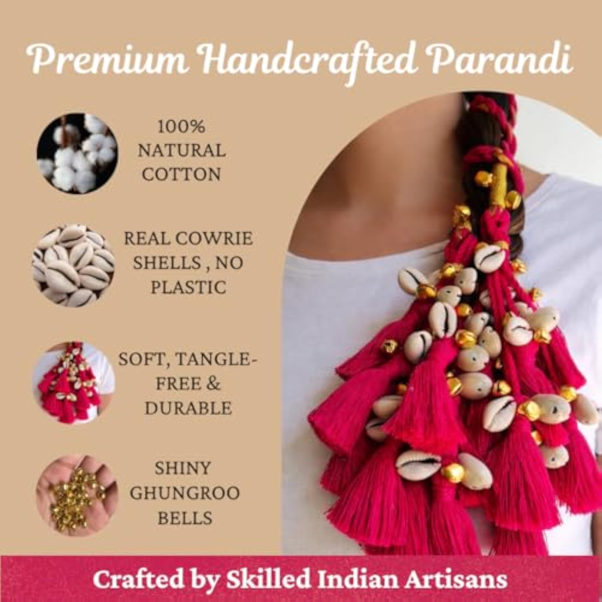 Handmade Boho Paranda Hair Accessory for Women
