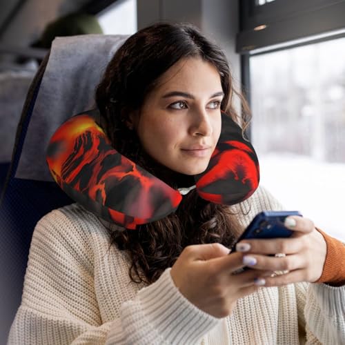 Almohada de Viaje de Espuma Viscoelástica Negra miniatura 6