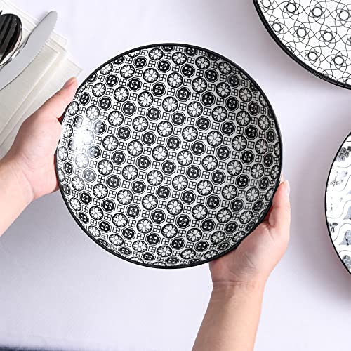 vancasso Haruka Suppenteller aus Porzellan, 4-teilig Tiefteller, Ø 21 cm Teller Set,700ml – Ansicht 6