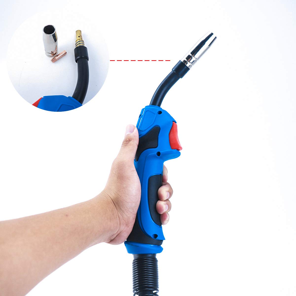 Amazon | 15AKトーチMIGトーチ180A溶接トーチMIG MAG溶接ガン3m（10ft 