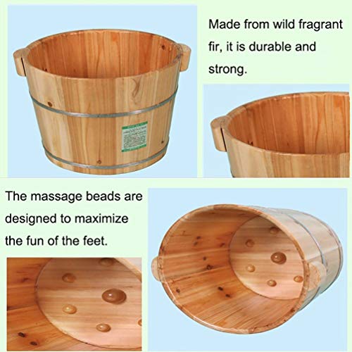 Cubeta de Madera para Spa de Pies, Masaje y Sauna miniatura 5