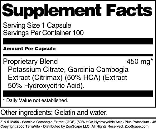 Amazon.com: Garcinia Cambogia Extract (GCE) (50% HCA Hydroxycitric