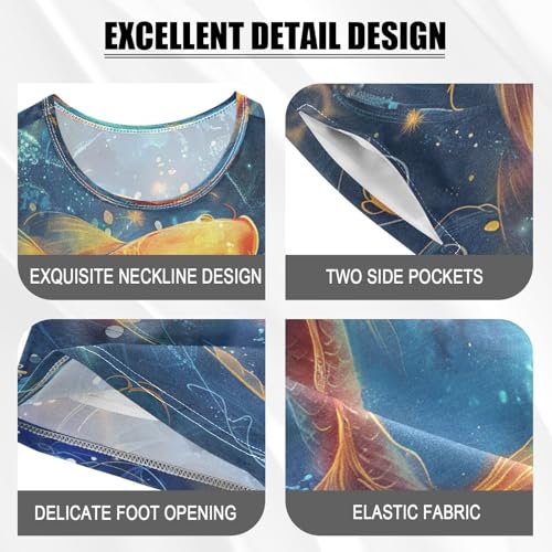 senya Short Sleeve Pajamas Sets Summer Cotton Sleepwear Koi Carp4