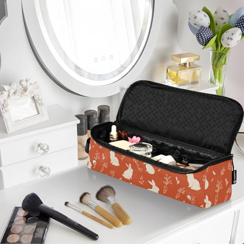 Bolsa organizadora para herramientas de cabello Yuiboo para planchas y rizadores, resistente al calor, portátil, tamaño 14.6 x 3.9 x 3.9 pulgadas miniatura 7