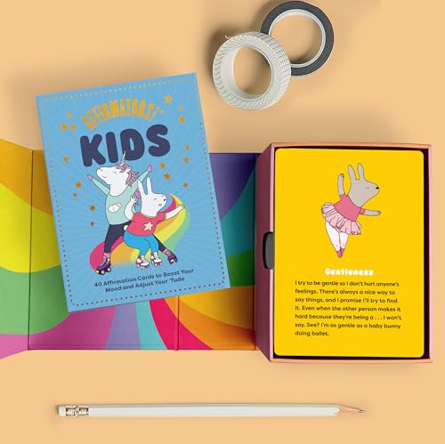Image of Knock Knock Kids Affirmators! Kids Deck: 40 Affirmation Cards for Kids to Boost Your Mood and Adjust Your 'Tude