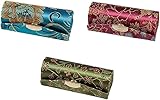 wiiAiloo Lipstick Case Classic Woven Satin Lipstick Holder Ladies Retro Floral Lipstick Case Holder Organiser Lipstick Box with Makeup Mirror Cosmetic Storage Kit for Women Girls(3 Pcs Random Colors)