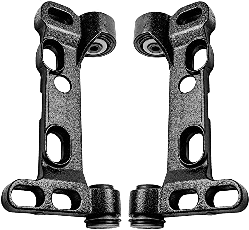 Image of Detroit Axle - Front Lower Control Arm Brackets + Lower Ball Joints + Outer Tie Rods + Sway Bars Replacement for Chevrolet Trailblazer EXT GMC Envoy Bravada (14mm Tie Rods Only) - 8pc Set