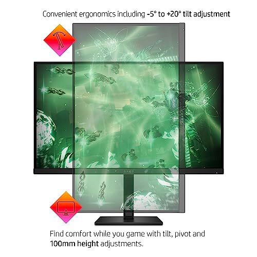 Image of HP OMEN 27q QHD 165Hz Gaming Monitor, QHD Display (2560 x 1440), IPS Panel, 99% sRGB, 95% DCI-P3, 16:9, AMD FreeSync Premium Technology, 27q (2023)