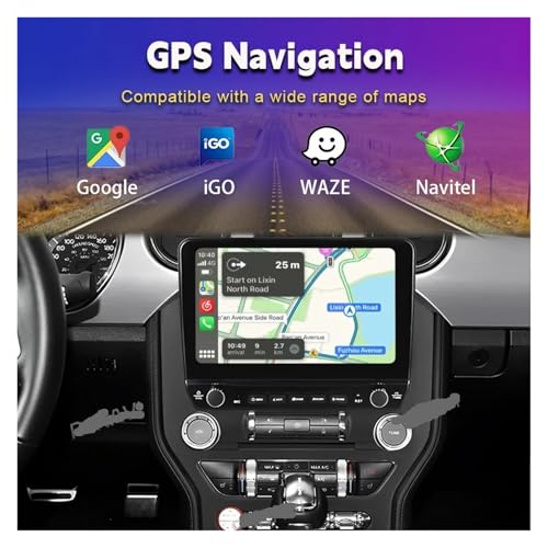 Autoradio Android 15 CarPlay Bluetooth pour Ford Mustang S550 X5 E53 - 7