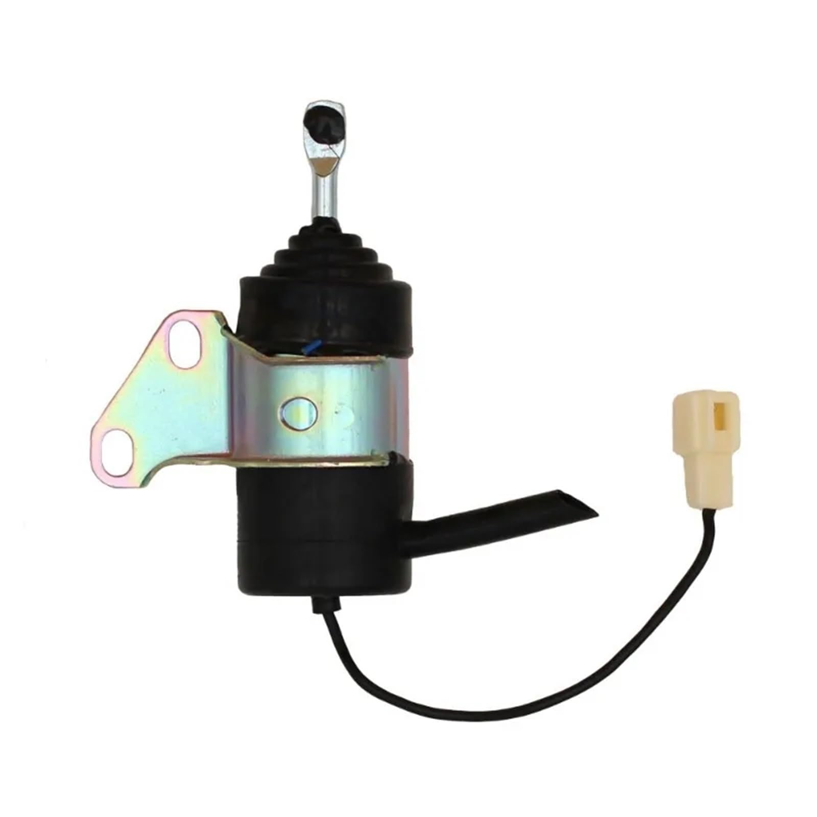 Solenoide de corte de combustible Válvula magnética 1903-3007 compatible con el solenoide de combustible Kubota K008 y el solenoide de combustible K008-3 para excavadoras.