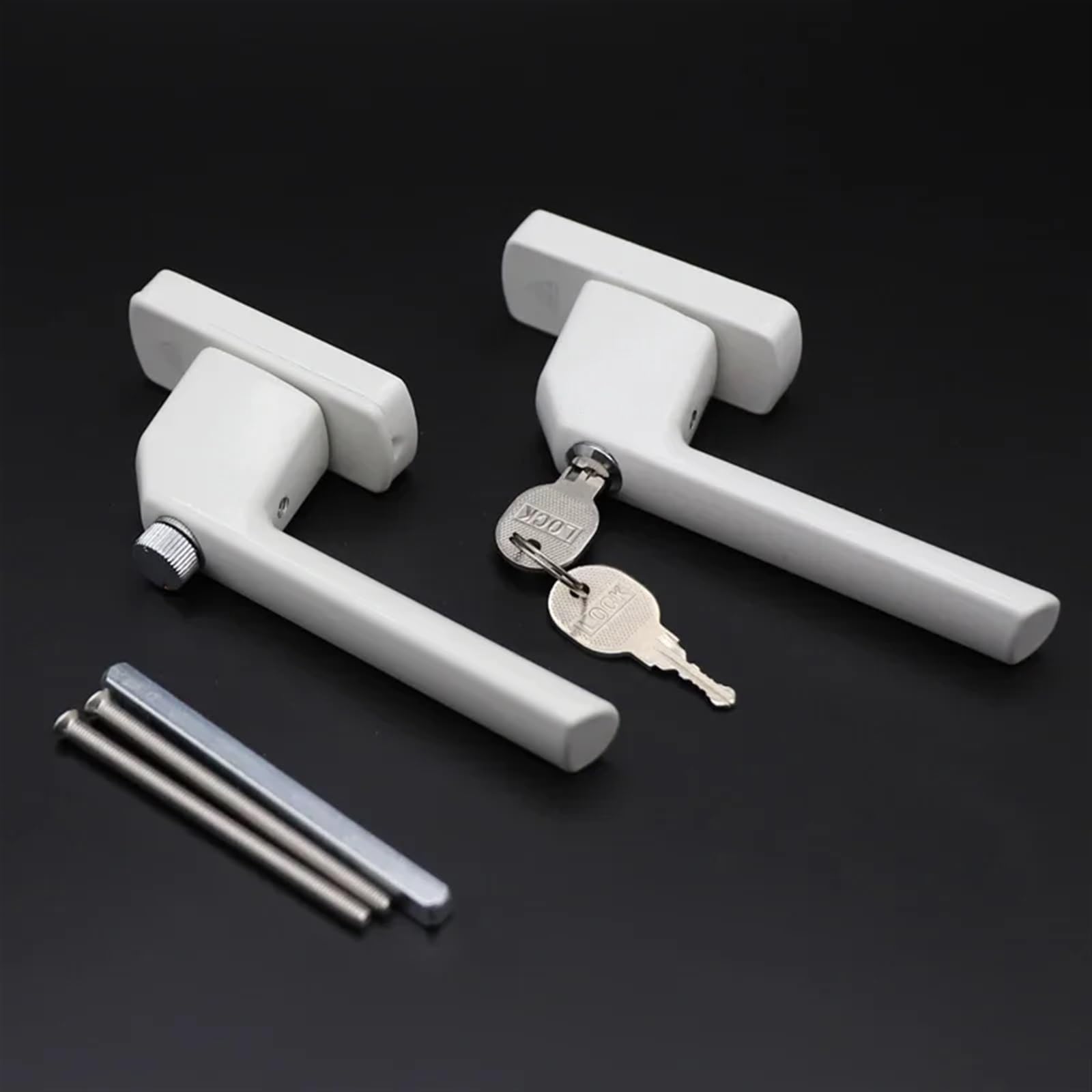 Maniglia di sicurezza con chiave per porte e finestre, ideale per cucina, balcone e giardino