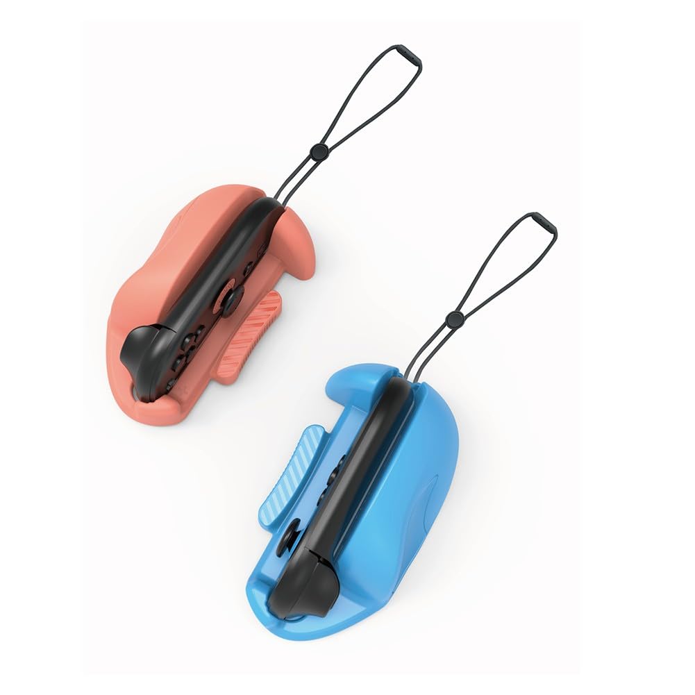 Staffa per mouse Joy-Con Switch 2, supporto ergonomico portatile per controller con impugnatura antiscivolo, costruzione in ABS, compatibile con cinturino, 12,7 x 8,5 x 8,5 cm, confezione da