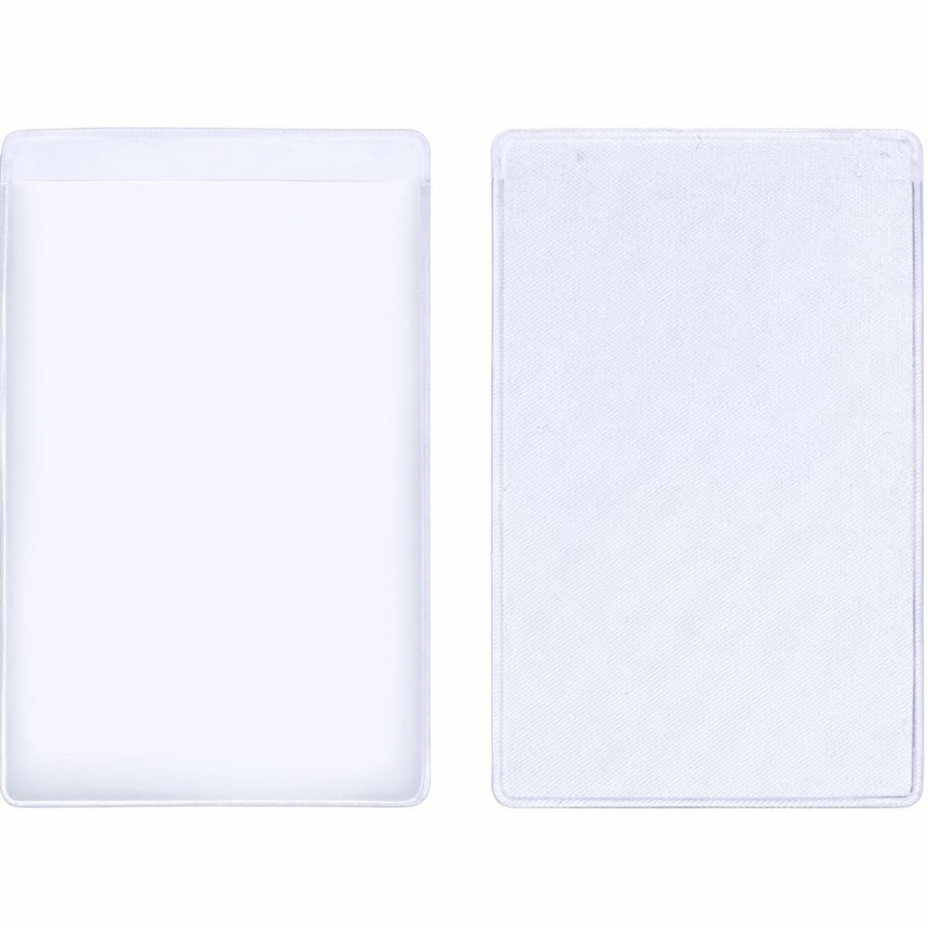 CAI LUN Card Protector Sleeves, Transparent Frosted Matte Finish, PVC Material, Waterproof, (25) 1