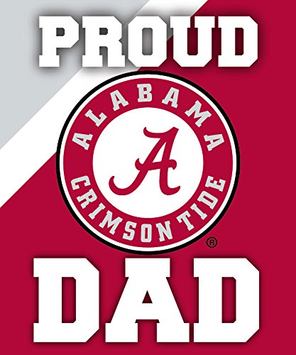 Alabama Crimson Tide 5 x 6-Inch Proud Dad Magnet Single Officially Licensed Collegiate Product