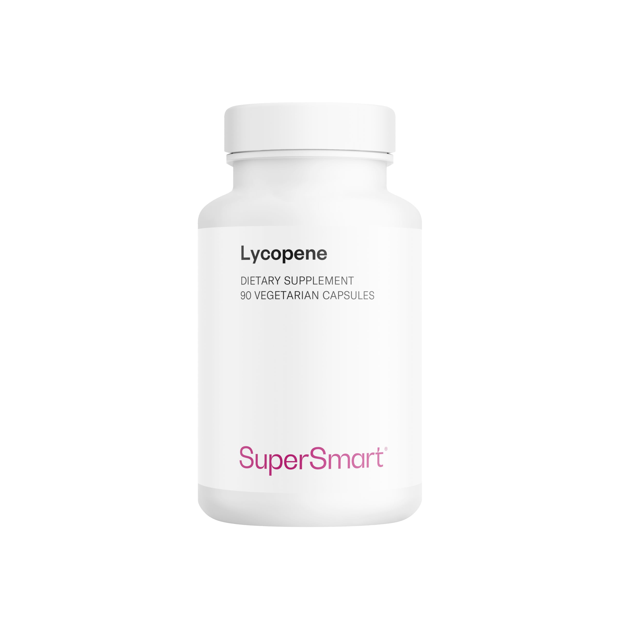 Lycopin - Antioxidativer Stress - 10% konzentrierter Tomaten-Lycopin-Extrakt - Vitamin E - Stimuliert die Blutzirkulation - Vegan - Glutenfrei - SuperSmart