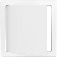 Bryce Hardware 10x10 Plastic Drywall Access Panel - Impact-Resistant UV-Stabilized for Plumbing, Ceiling, Attic Access - Paintable Seamless Cover