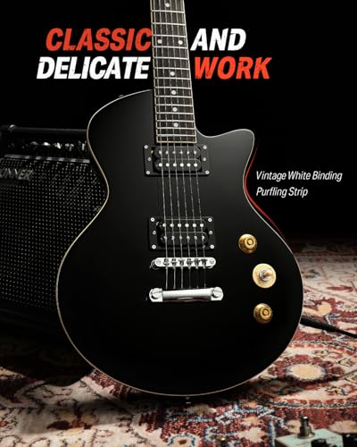 Donner 39" Electric Guitar, DLP-style with Dual Humbucker Pickups - image 5