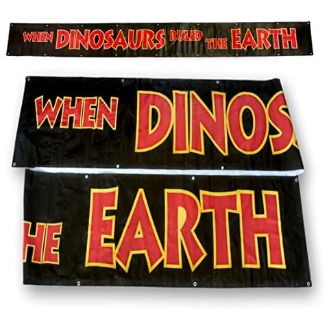 When Dinosaurs Ruled the Earth Banner (2'x20') Cover