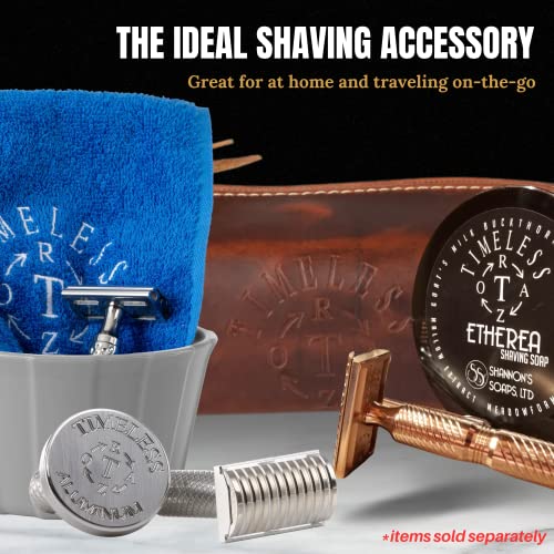 Timeless Razor Gray Shaving Bowl W/Ridges - Mixes Mens Shaving Cream & Shaving Soap thumb #6