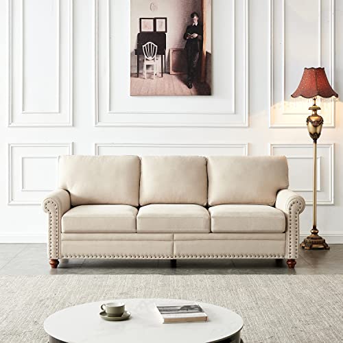 Harper & Bright Designs 3-Seat Sofa Modern Upholstered Sofa Couch