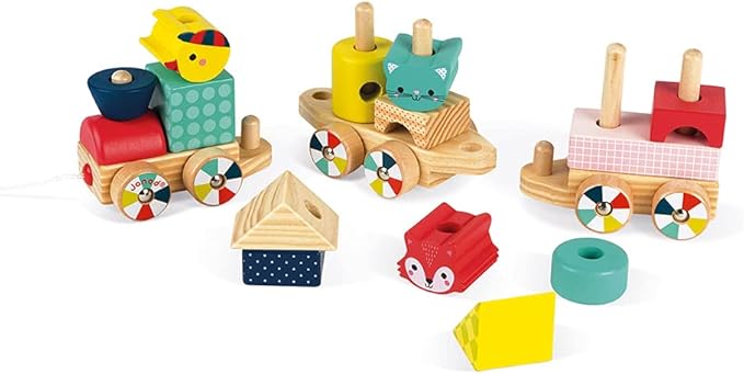 Janod Baby Forest Wooden Train Pull Along Toy 17 Blocks Included Learning Shapes And Colours Developing Fine Motor Skills From 1 Year Old J Amazon Co Uk Toys Games Janod Baby Forest Wooden Train Pull Along Toy 17 Blocks Included Learning Shapes And Colours Developing Fine Motor Skills From 1 Year Old J Amazon Co Uk Toys Games