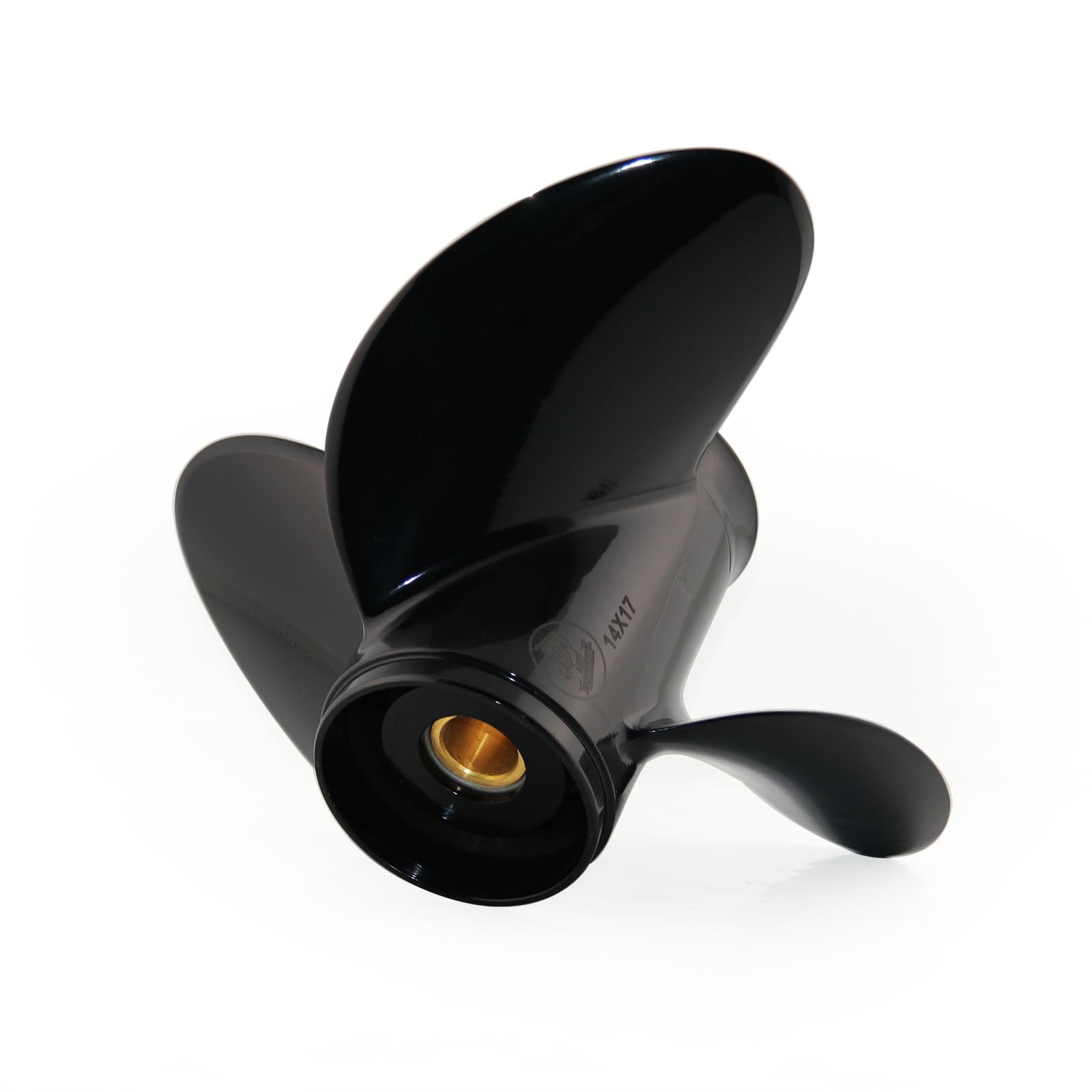 Boatman Hélice hors-bord en acier inoxydable 14 x 19 pour moteur de bateau Suzuki 70-140 CV, 15 cannelures dentées