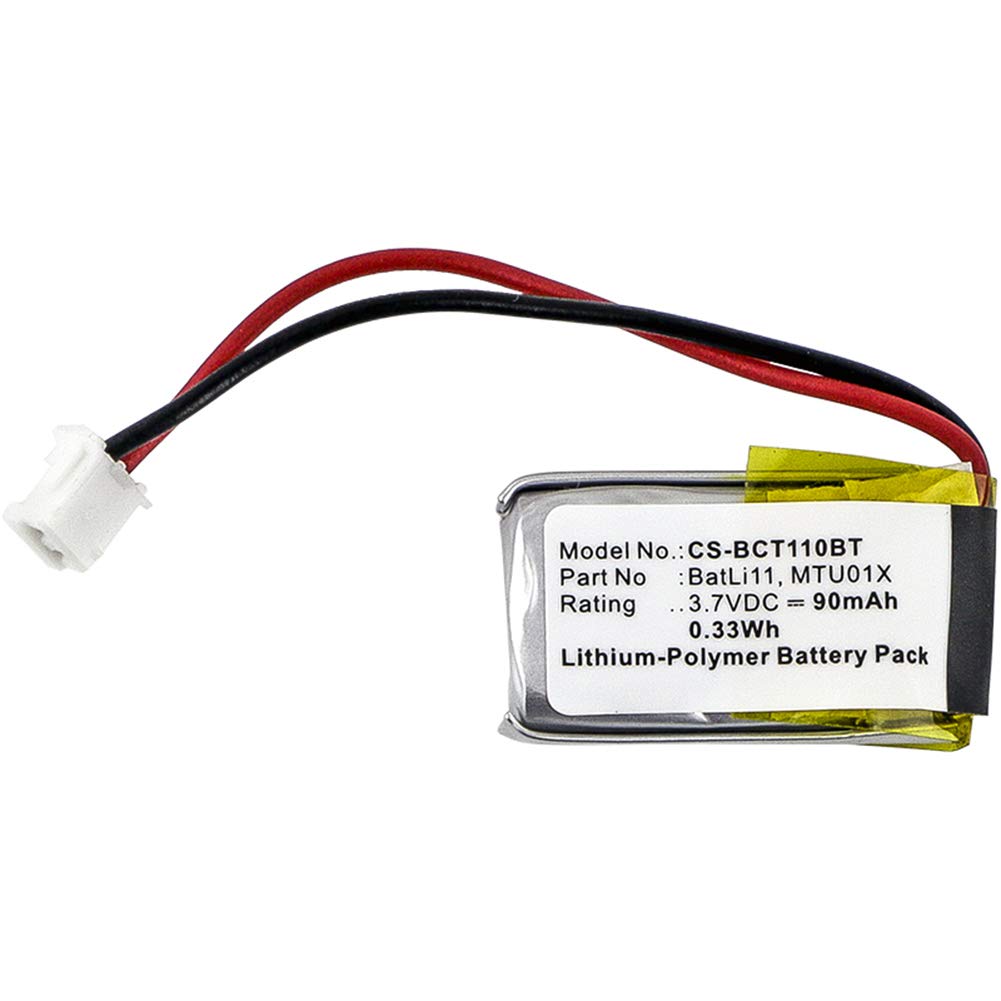 CS-BCT110BT Batterie 90mAh Compatible avec [Logisty] D51-31, GB-D5141, GB-D5142, L5141, L5142, Logisty-Diagral-Hager D5130GB, Logisty-Diagral-Hager D5131GB, S660-22e, pour [Daitem] D5130GB, D5131, D5