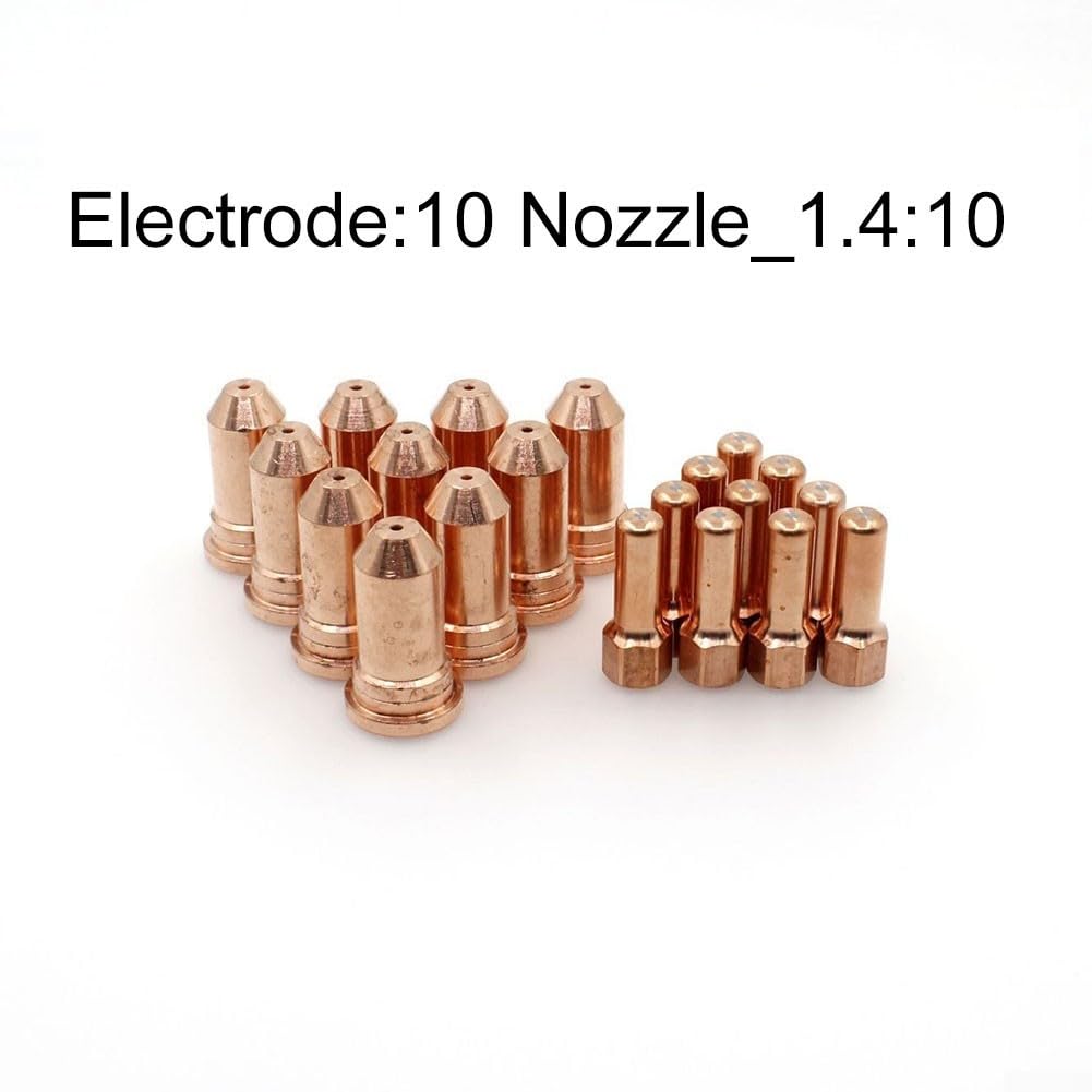 Electrodo de corte de plasma 52556 punta 51248 para linterna PT-100 IPT-100, accesorio de corte por plasma (1,4 mm)