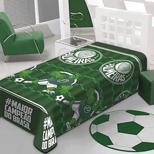 Manta Fun Microfibra 150x200cm Palmeiras Campeão Jolitex