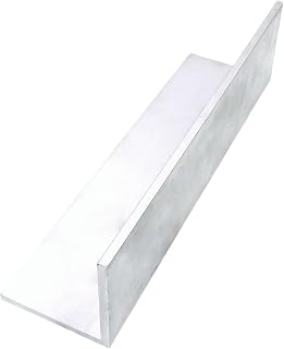 CNQLIS 3x3x1/4" 6061 Aluminum Angle Iron 12" Long - Durable, Lightweight L-Shaped Stock for DIY & Structural Support