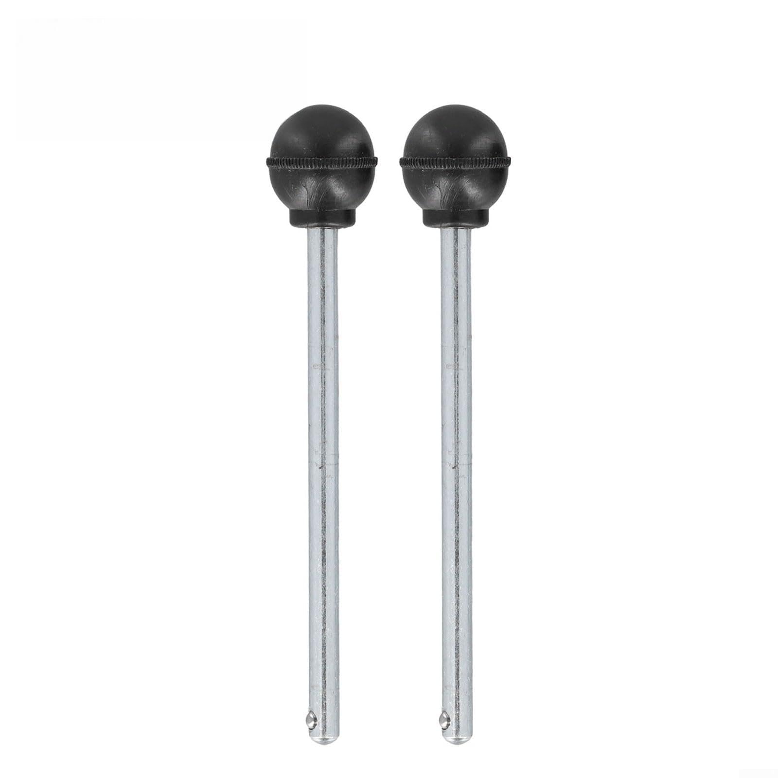 Weight Stack Pin Set 10mm x 160mm, 2-Pack Duty Metal Selector Keys for Commercial and Home Gym Equipment, Black Replacement Parts(Ф8×160mm)