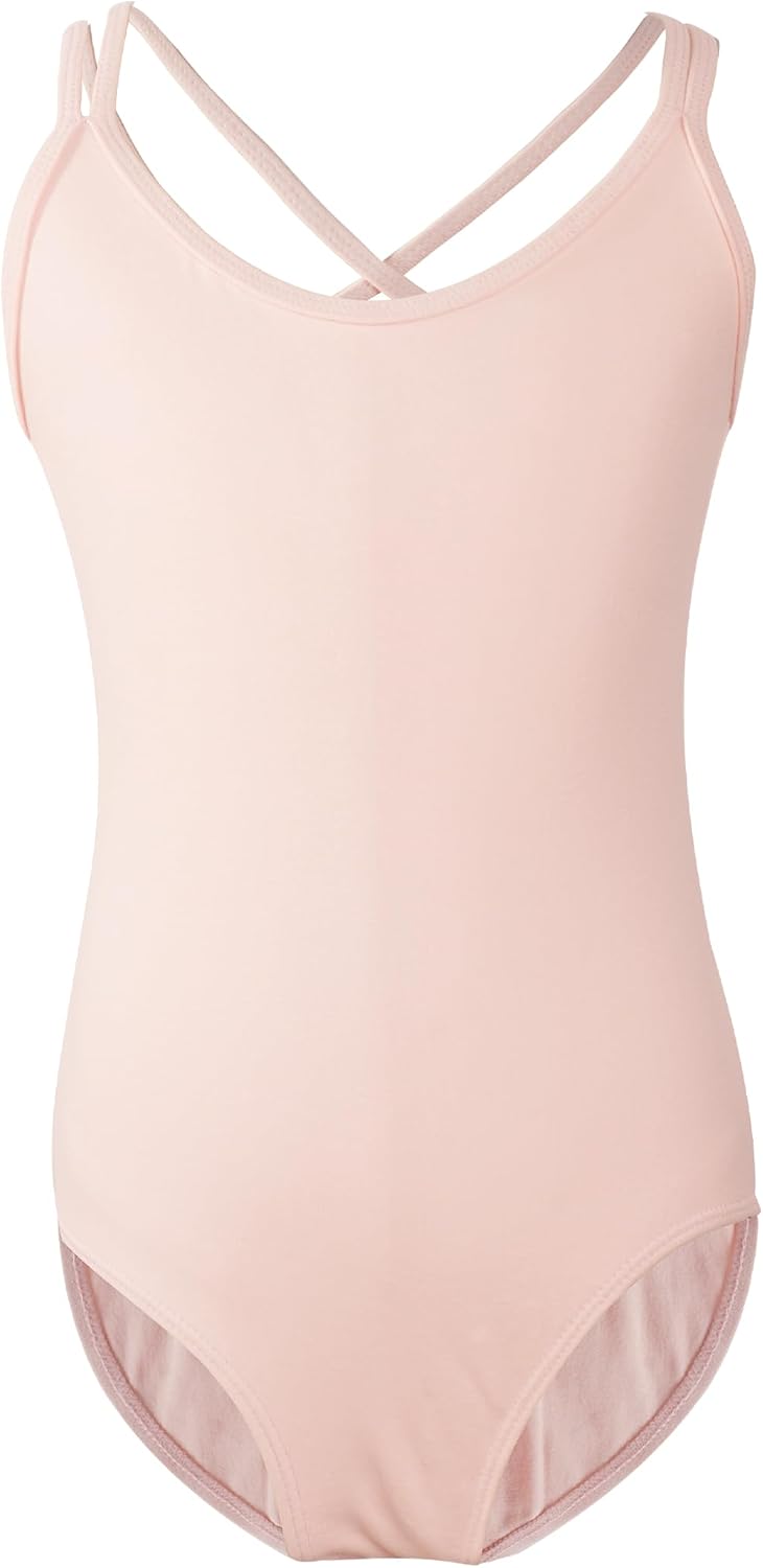LingTing Leotards for Girls Double Strap Leotard for Gymnastic, Dance,Ballet