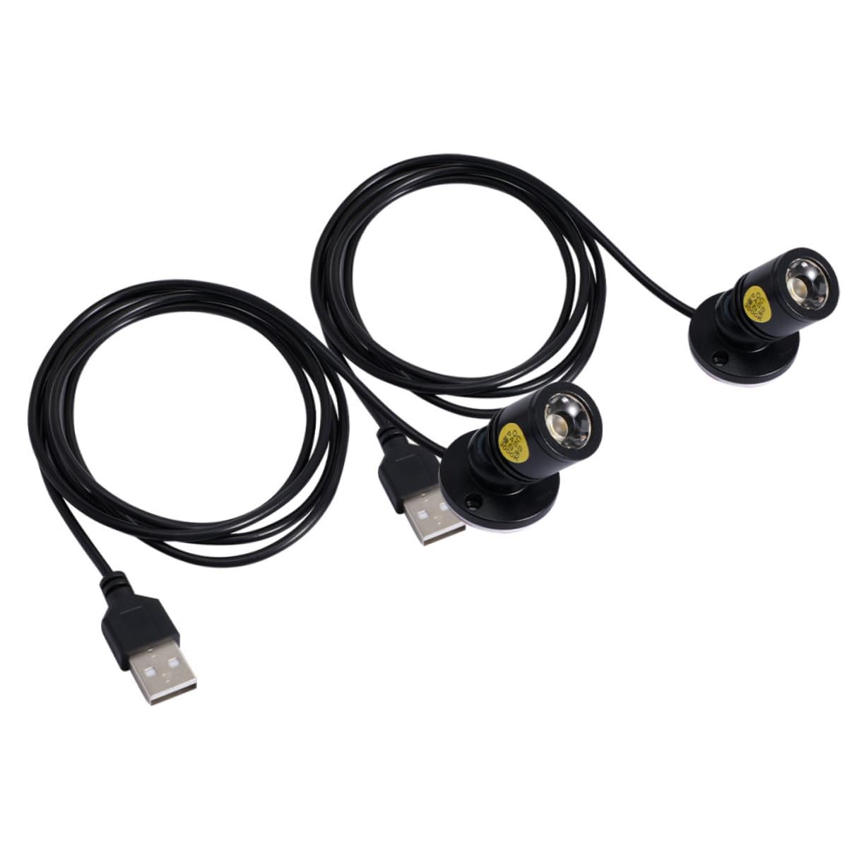 DECOMELODY 2Pcs USB LED Spotlight Indoor Accent Lighting for Jewelry Display Cases USB Powered Eye Protection Low Energy Consumption for Home Cabinet and Dresser Use