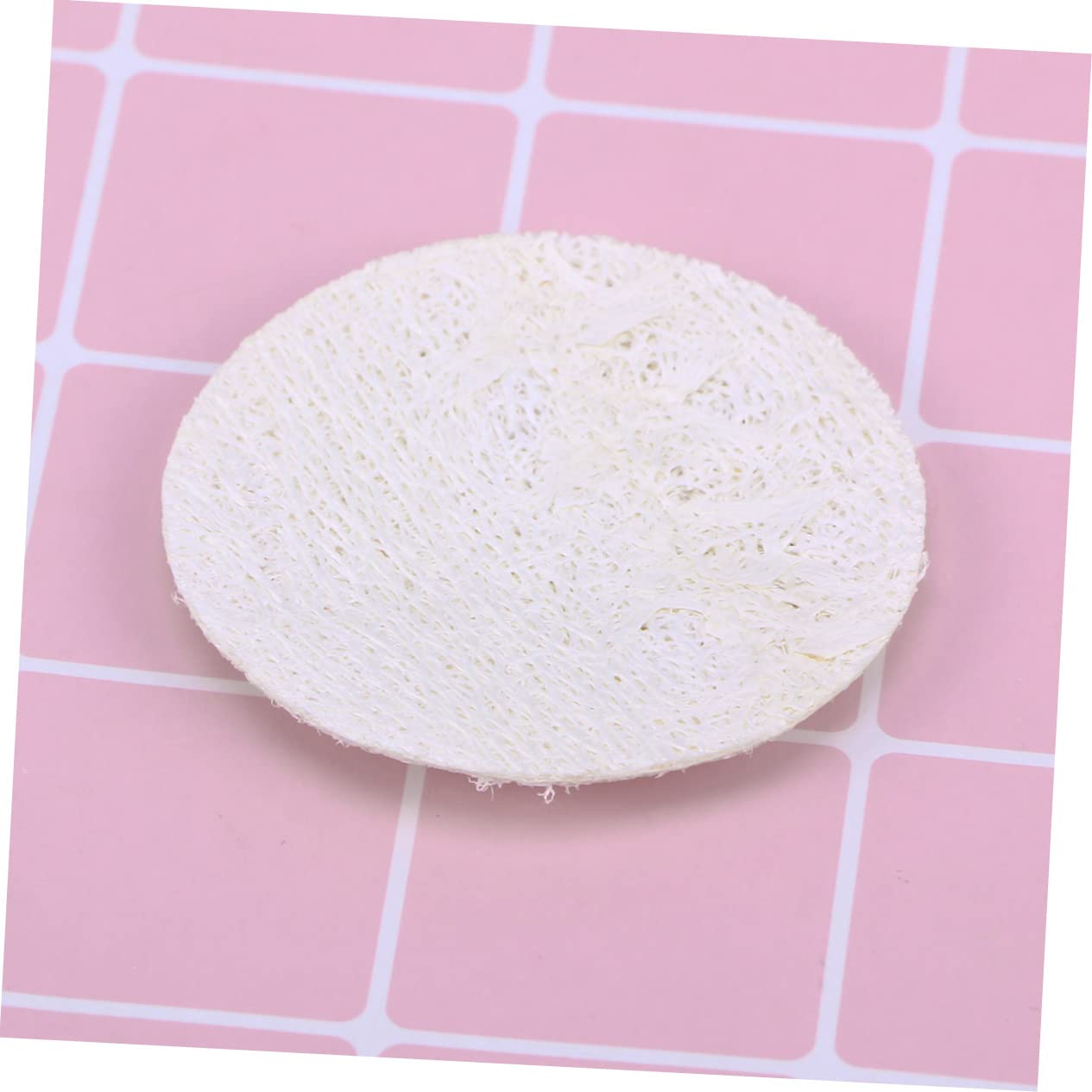 NOLITOY 50 Pcs Reusable Loofah Facial Wash Pads Exfoliating Scrubbing Sponges for Gentle Makeup Removal and Skin Care for Daily Cleansing and Travel