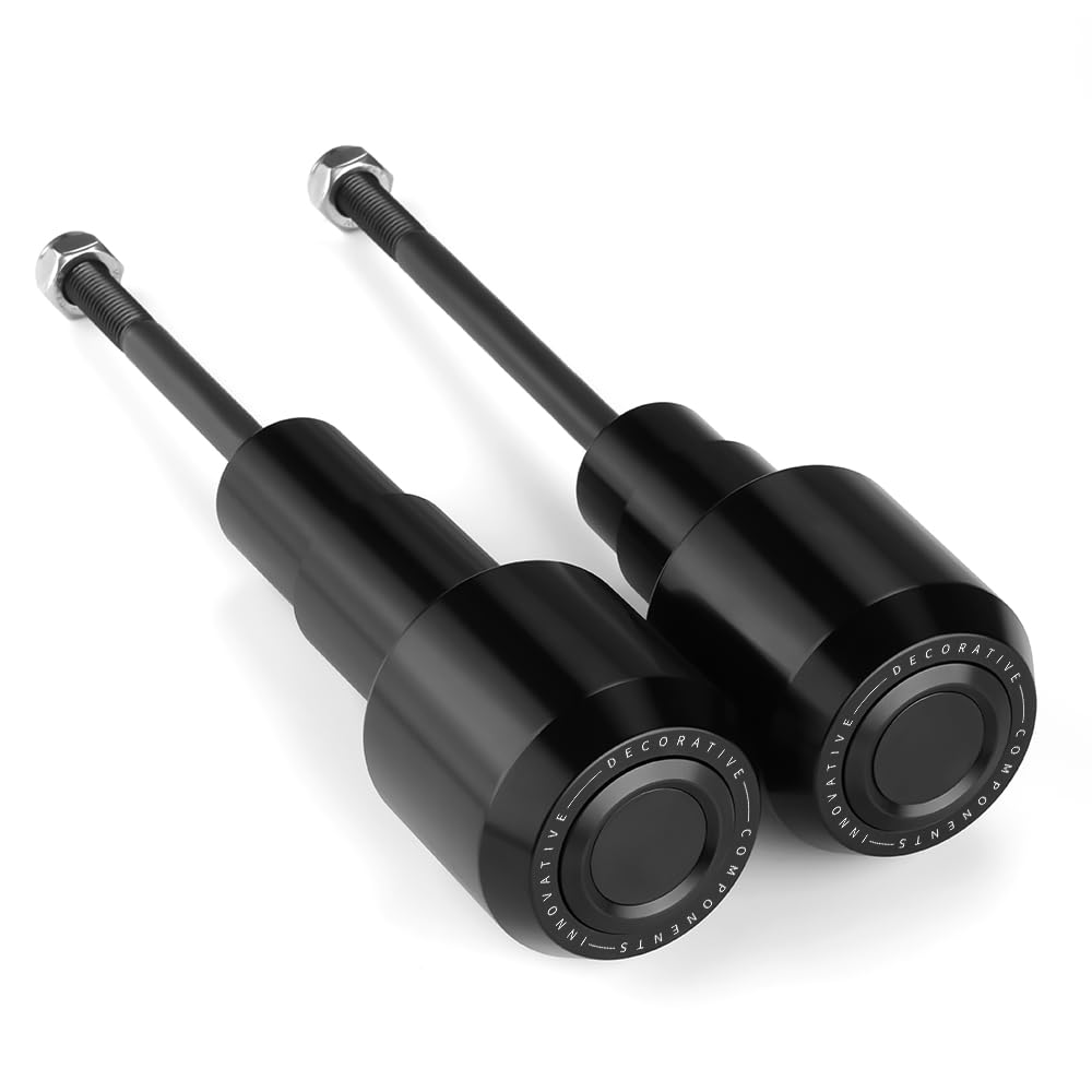Modeer Sturzpads Für K.awasaki Z650 Ninja 650 2017~2024 Motorrad rahmen Slider Antikollisions-Fallschutz Crashpads z 650 ninja650 Zubehör (Schwarz)